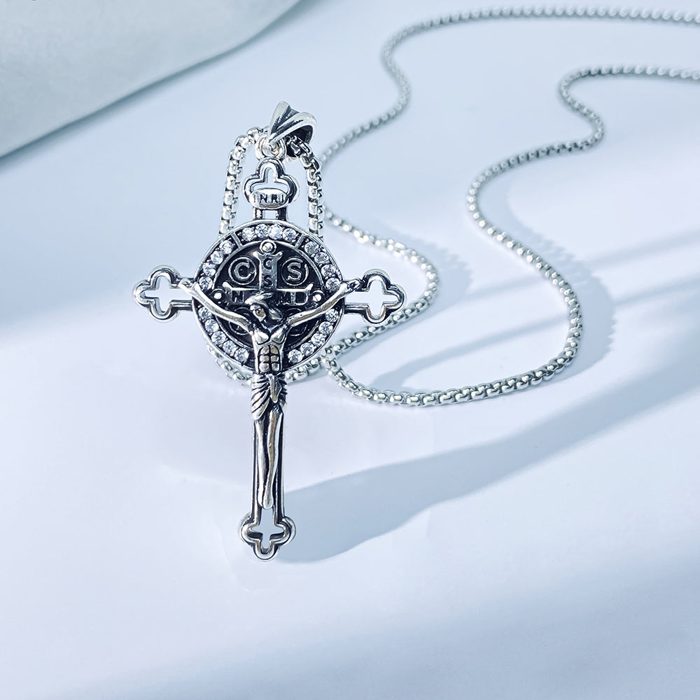 Cross Pendant Necklace, Men Women's Fashion Jewelry, Perfect for Parties & Gifts, Elegant Accessory for Everyday Wear