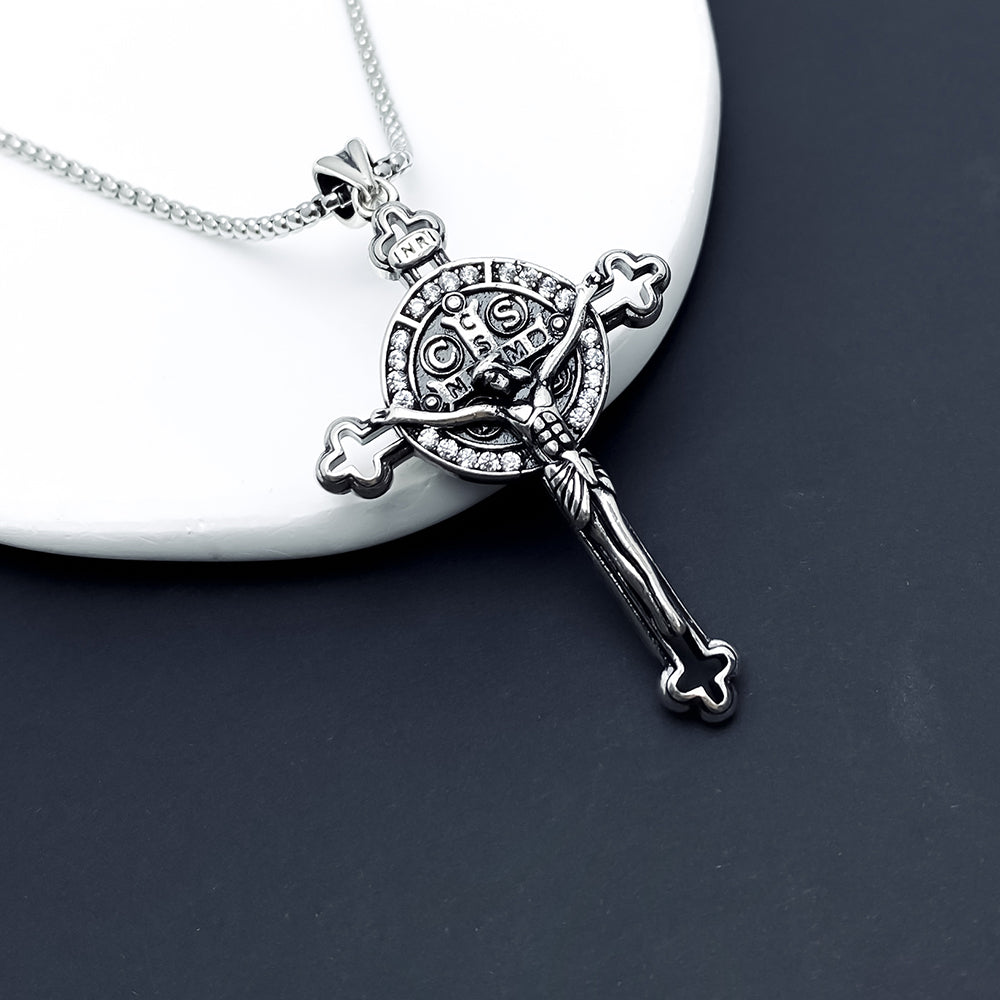 Cross Pendant Necklace, Men Women's Fashion Jewelry, Perfect for Parties & Gifts, Elegant Accessory for Everyday Wear