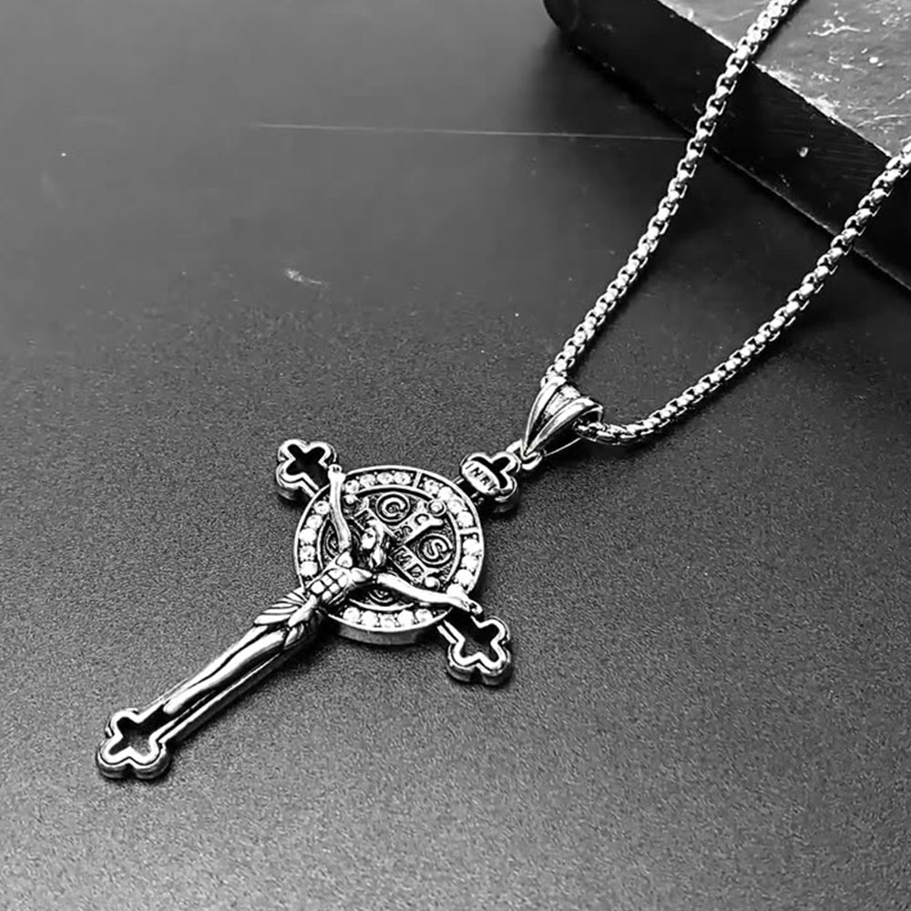Cross Pendant Necklace, Men Women's Fashion Jewelry, Perfect for Parties & Gifts, Elegant Accessory for Everyday Wear