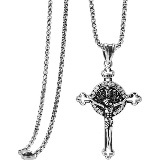 Cross Pendant Necklace, Men Women's Fashion Jewelry, Perfect for Parties & Gifts, Elegant Accessory for Everyday Wear
