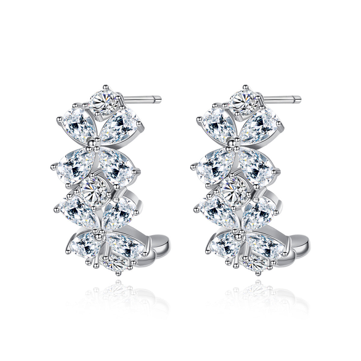 Copper With Plated Fashion Jewelry Earrings