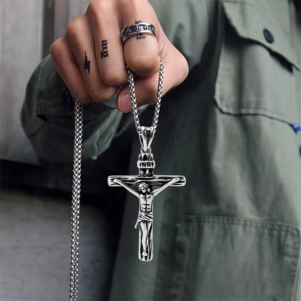Cross Pendant Necklace, Men Women's Fashion Jewelry, Perfect for Parties & Gifts, Elegant Accessory for Everyday Wear