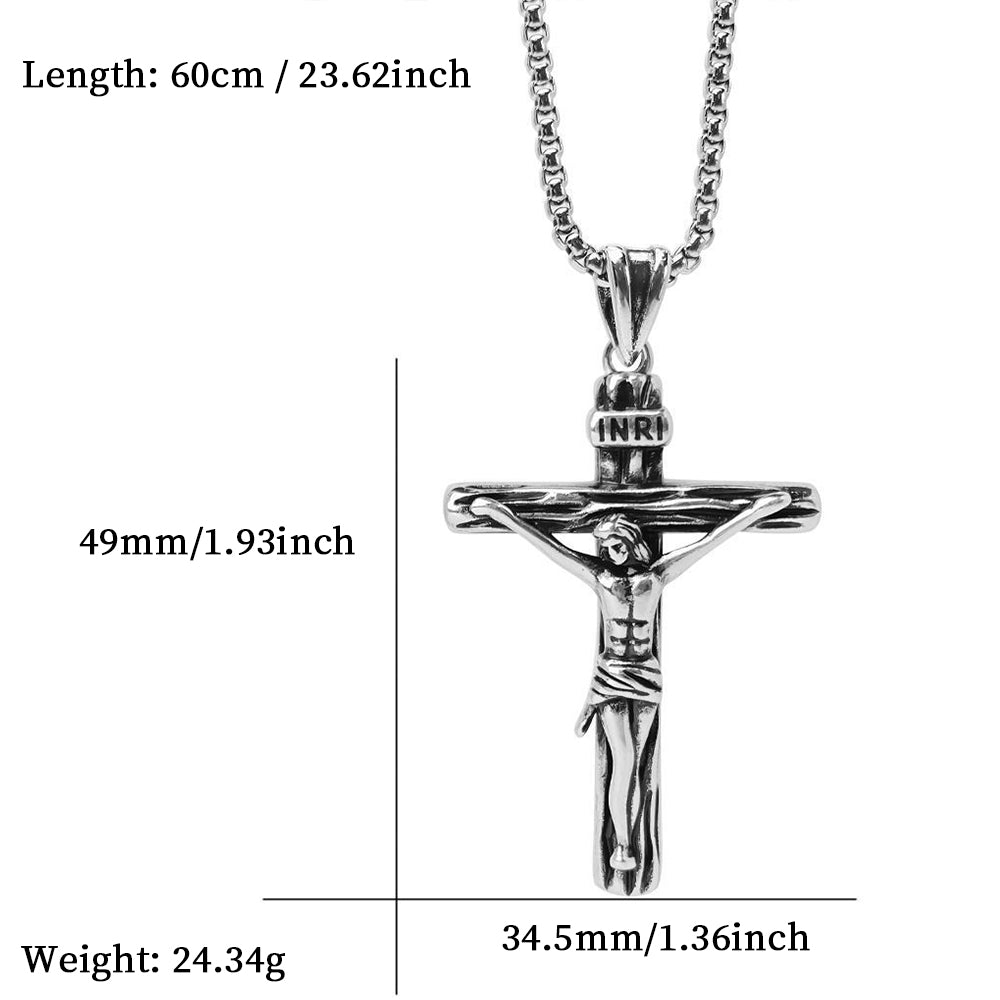 Cross Pendant Necklace, Men Women's Fashion Jewelry, Perfect for Parties & Gifts, Elegant Accessory for Everyday Wear