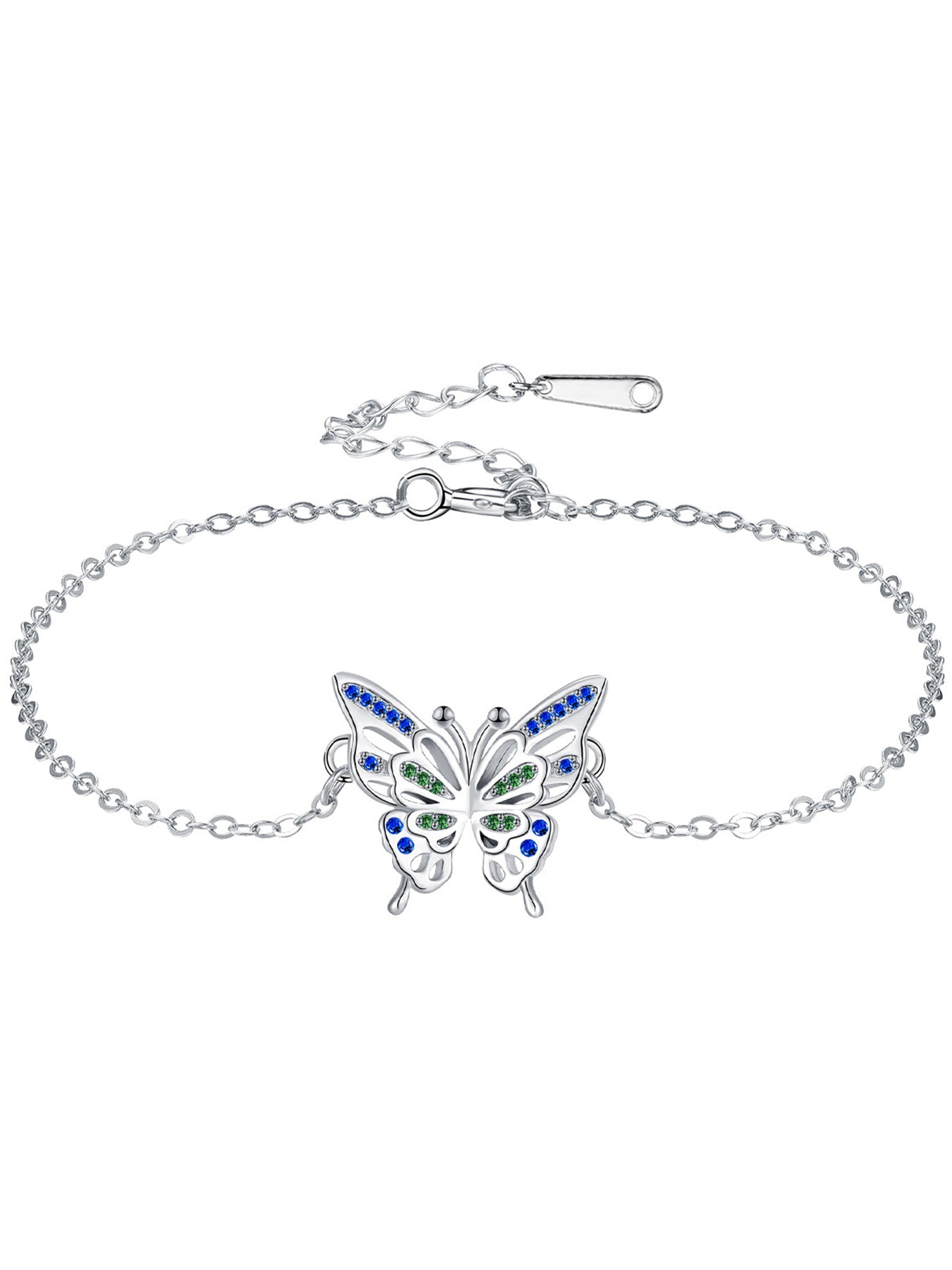 Butterfly Design Bracelet, Fashionable Jewelry for Women & Girls, Trendy All-match & Exquisite Jewelry for Birthday Gift
