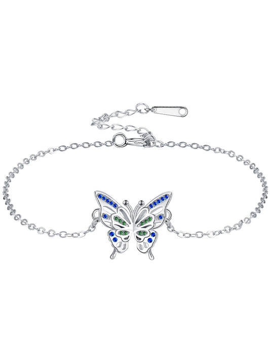 Butterfly Design Bracelet, Fashionable Jewelry for Women & Girls, Trendy All-match & Exquisite Jewelry for Birthday Gift