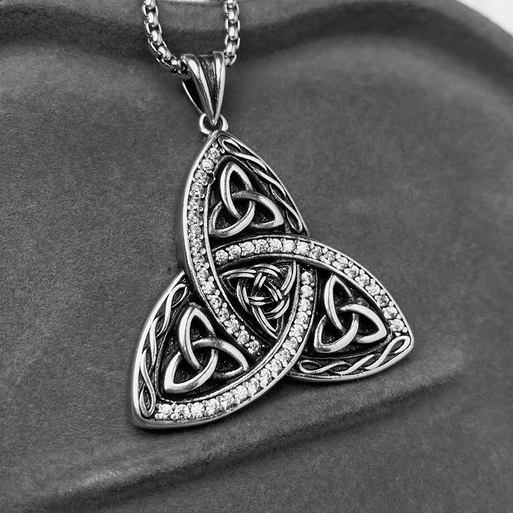 Celtic Pendant Necklace, Men Women's Fashion Jewelry, Perfect for Parties & Gifts, Elegant Accessory for Everyday Wear