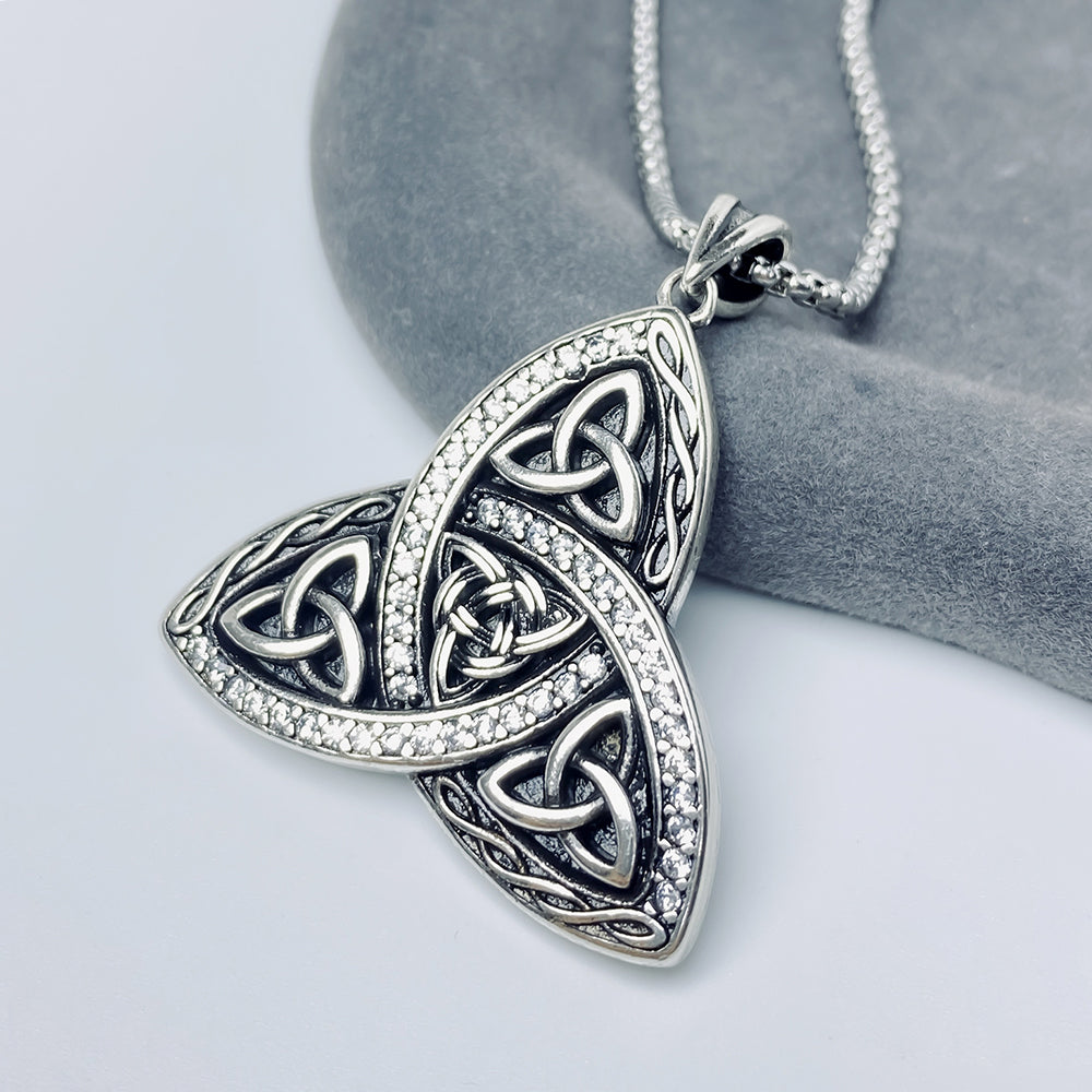 Celtic Pendant Necklace, Men Women's Fashion Jewelry, Perfect for Parties & Gifts, Elegant Accessory for Everyday Wear