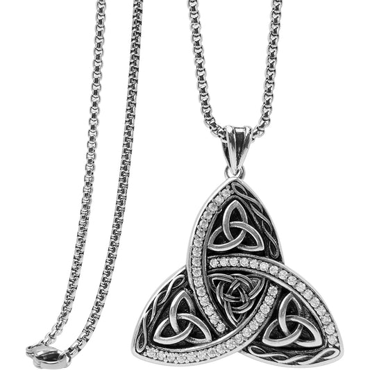 Celtic Pendant Necklace, Men Women's Fashion Jewelry, Perfect for Parties & Gifts, Elegant Accessory for Everyday Wear