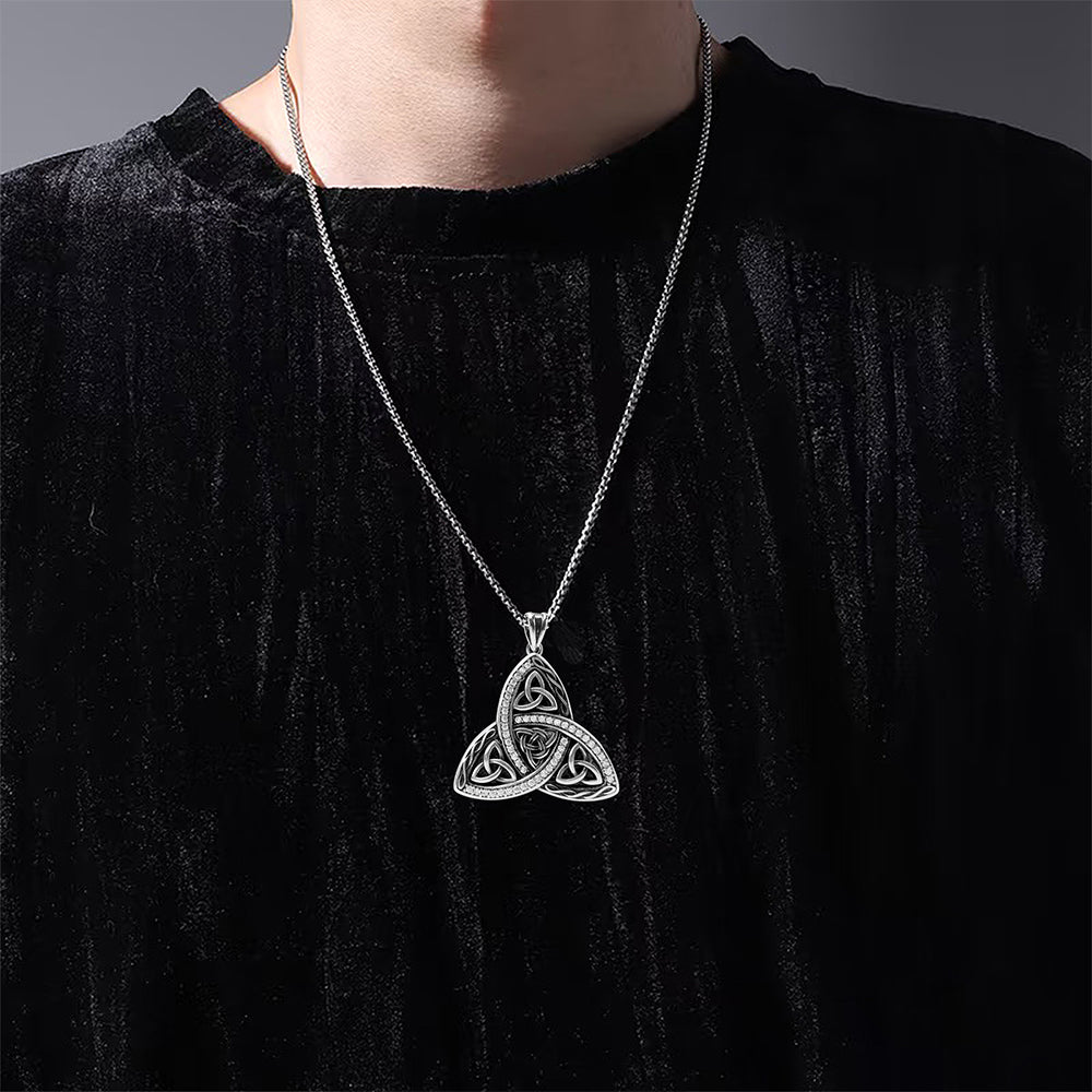 Celtic Pendant Necklace, Men Women's Fashion Jewelry, Perfect for Parties & Gifts, Elegant Accessory for Everyday Wear