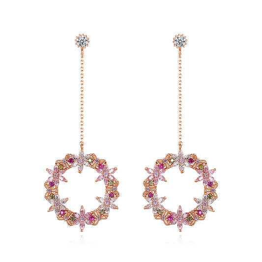 Copper With Plated Fashion Jewelry Earrings