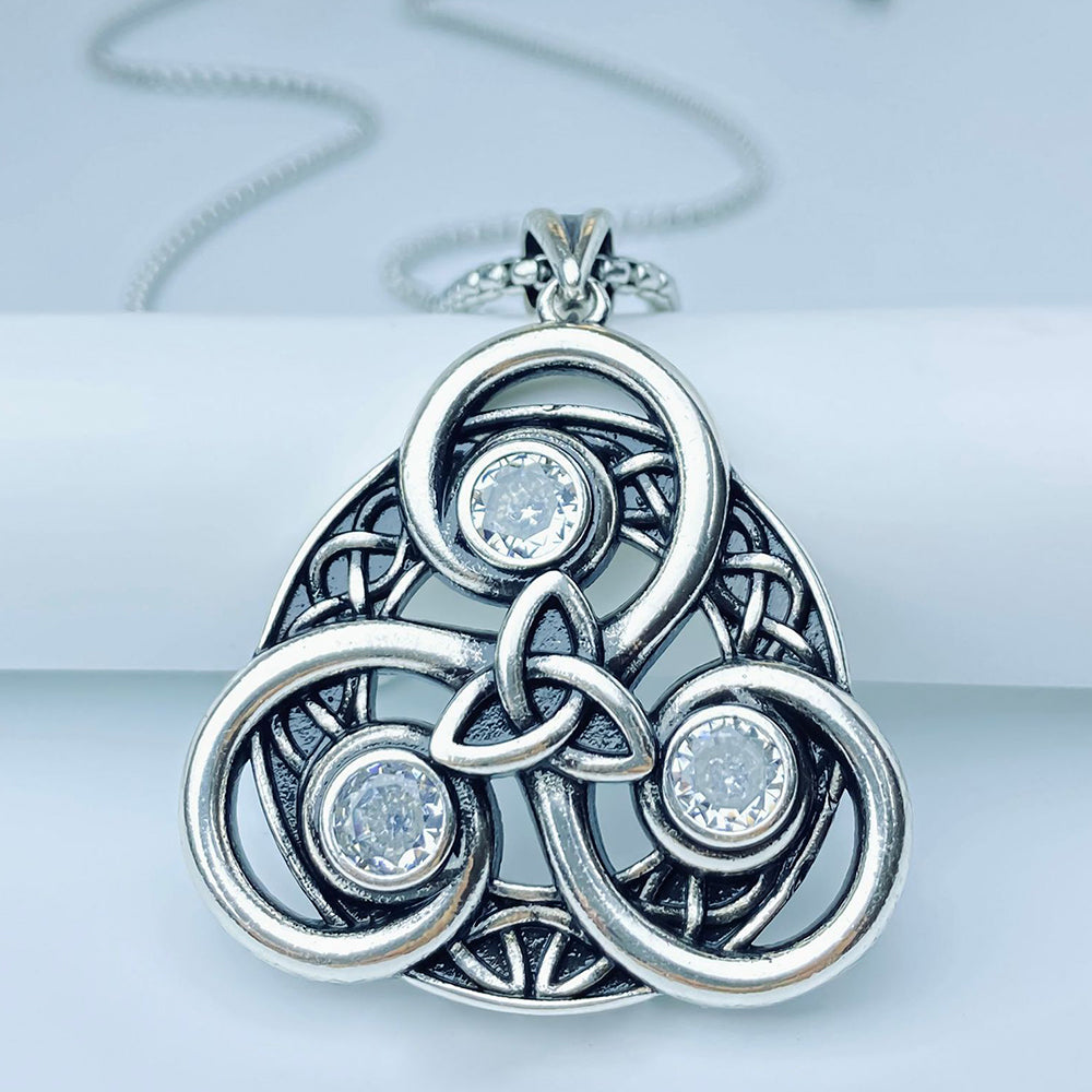 Celtic Pendant Necklace, Men Women's Fashion Jewelry, Perfect for Parties & Gifts, Elegant Accessory for Everyday Wear