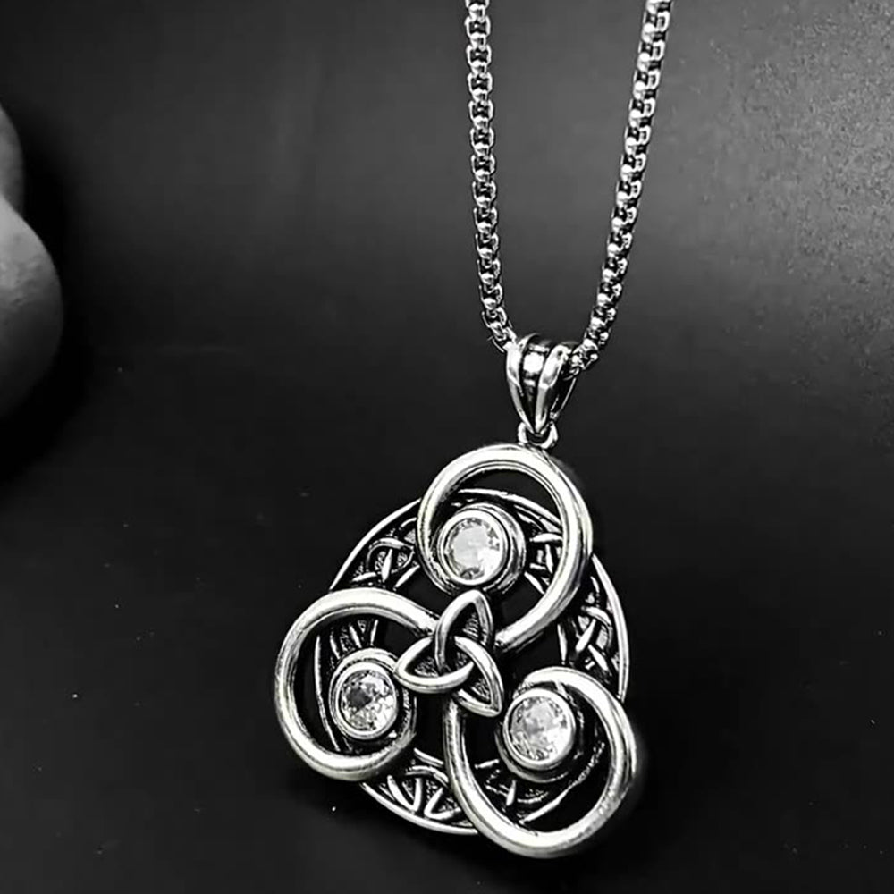 Celtic Pendant Necklace, Men Women's Fashion Jewelry, Perfect for Parties & Gifts, Elegant Accessory for Everyday Wear