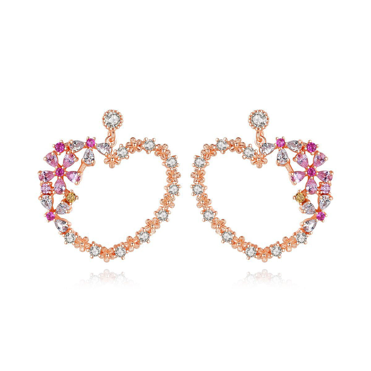 Copper With Plated Fashion Jewelry Earrings