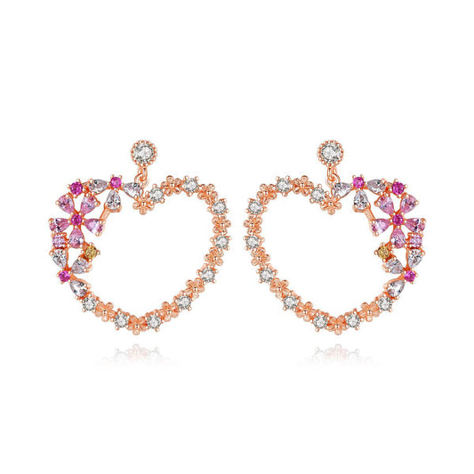 Copper With Plated Fashion Jewelry Earrings