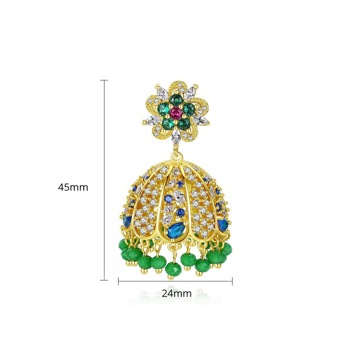 Copper With Plated Fashion Jewelry Earrings