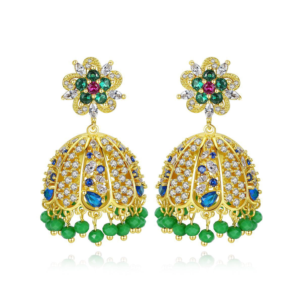 Copper With Plated Fashion Jewelry Earrings