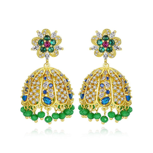 Copper With Plated Fashion Jewelry Earrings