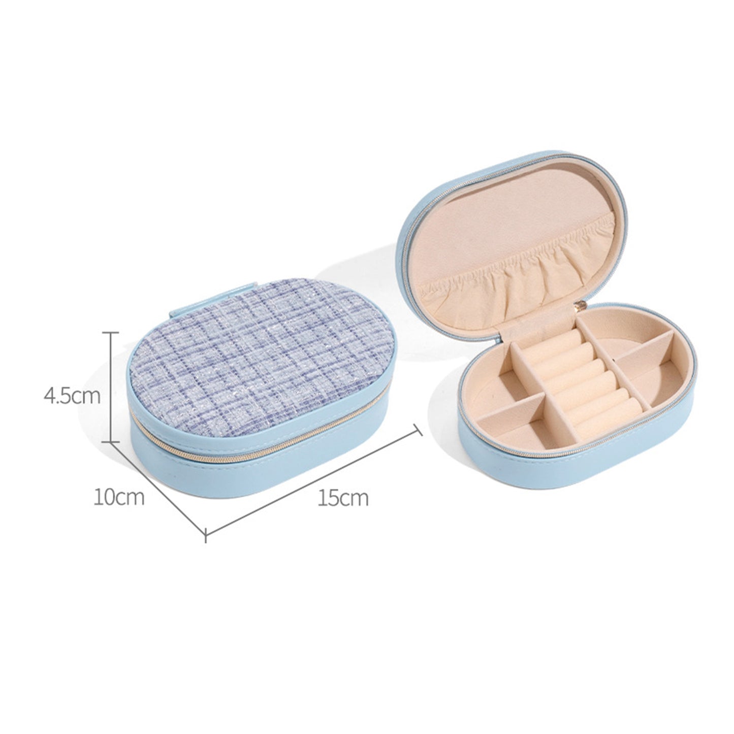 Portable Storage Case for Jewelry and Small Accessories