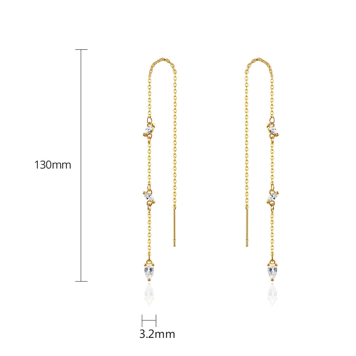 Copper With Plated Fashion Jewelry Earrings