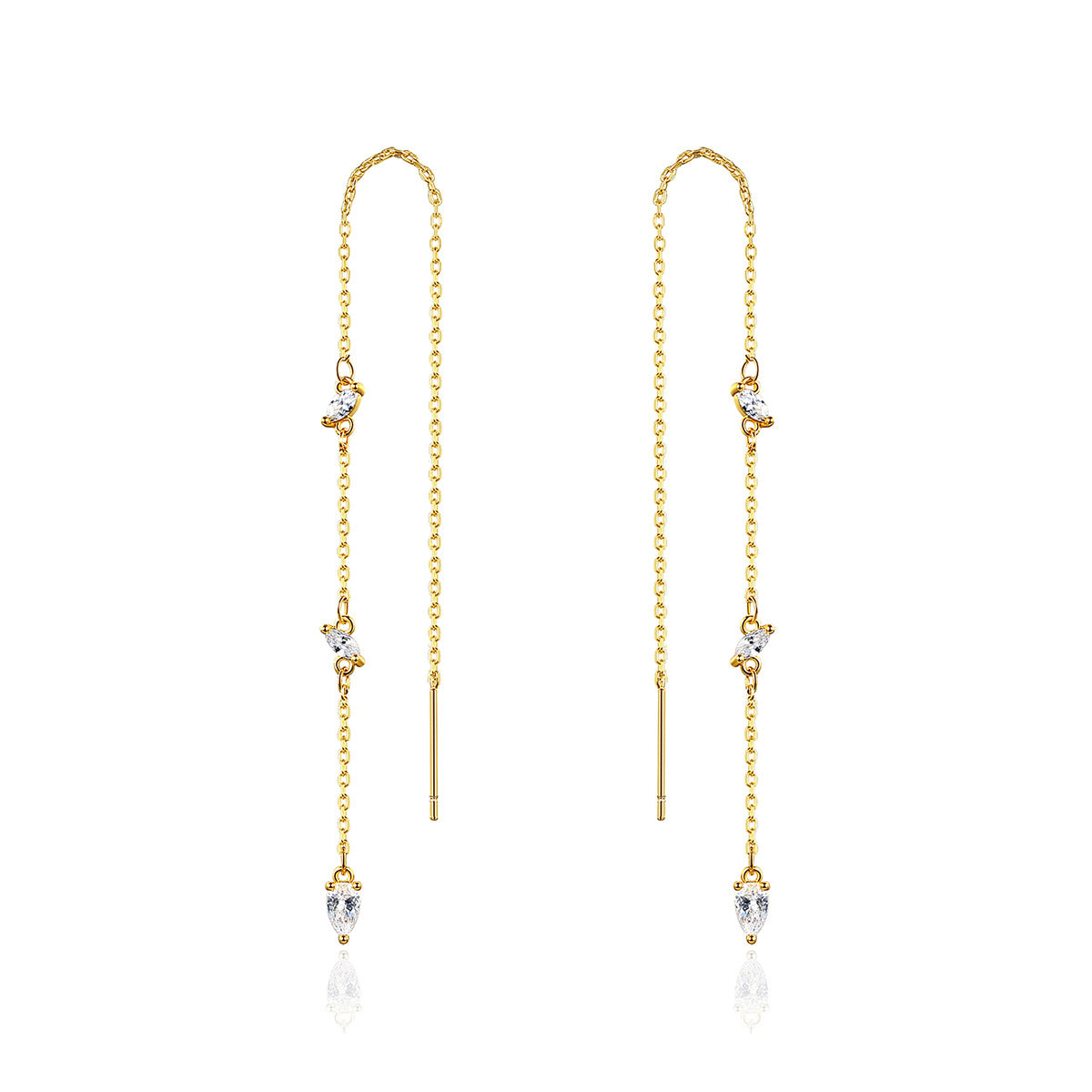 Copper With Plated Fashion Jewelry Earrings