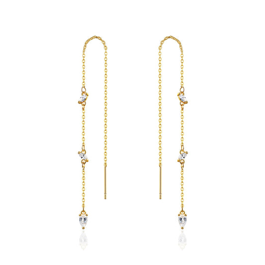 Copper With Plated Fashion Jewelry Earrings