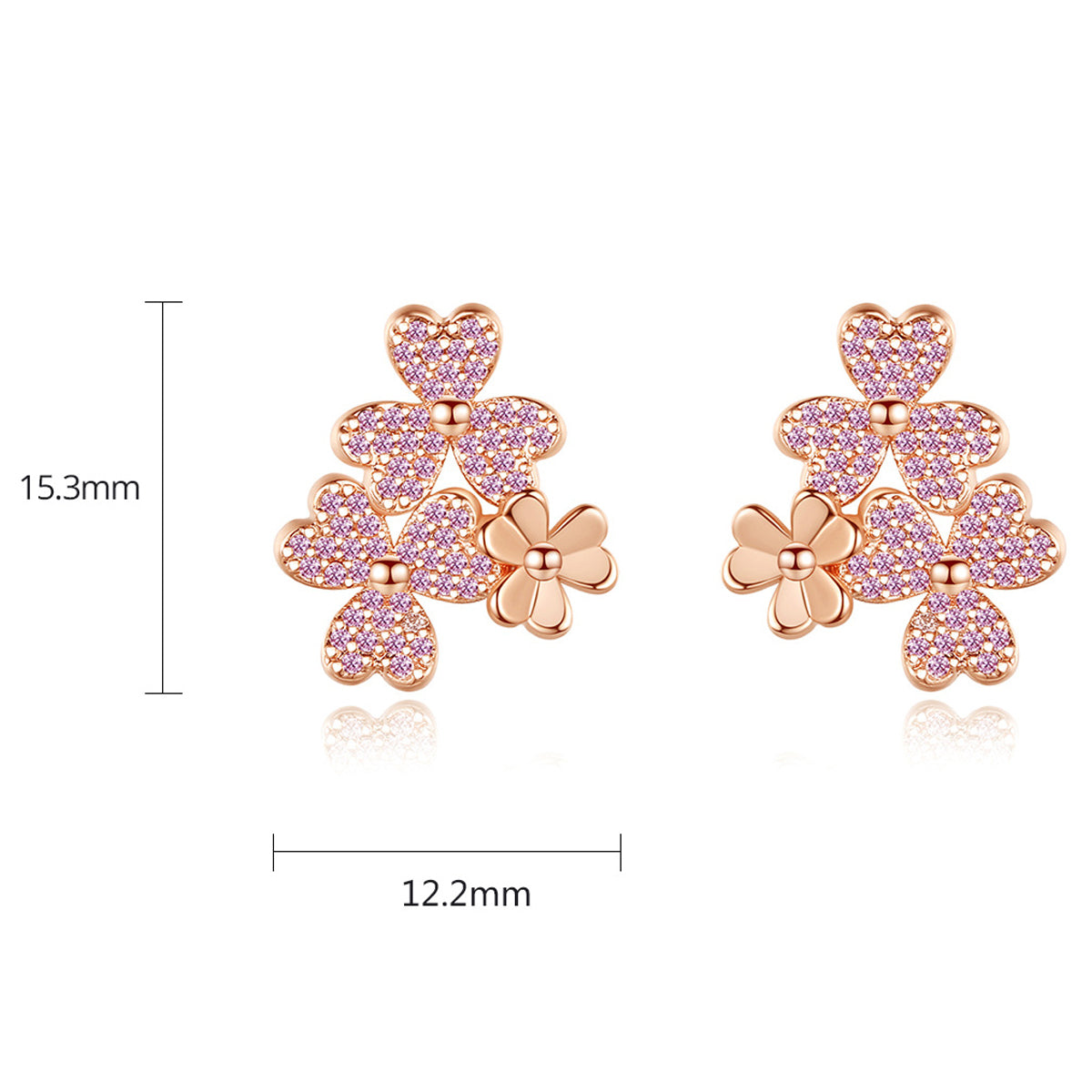 Copper With Plated Fashion Jewelry Earrings