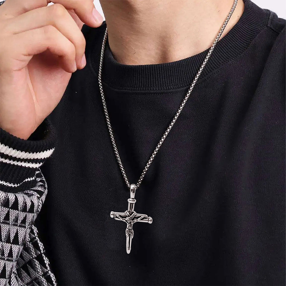 Cross Pendant Necklace, Men Women's Fashion Jewelry, Perfect for Parties & Gifts, Elegant Accessory for Everyday Wear