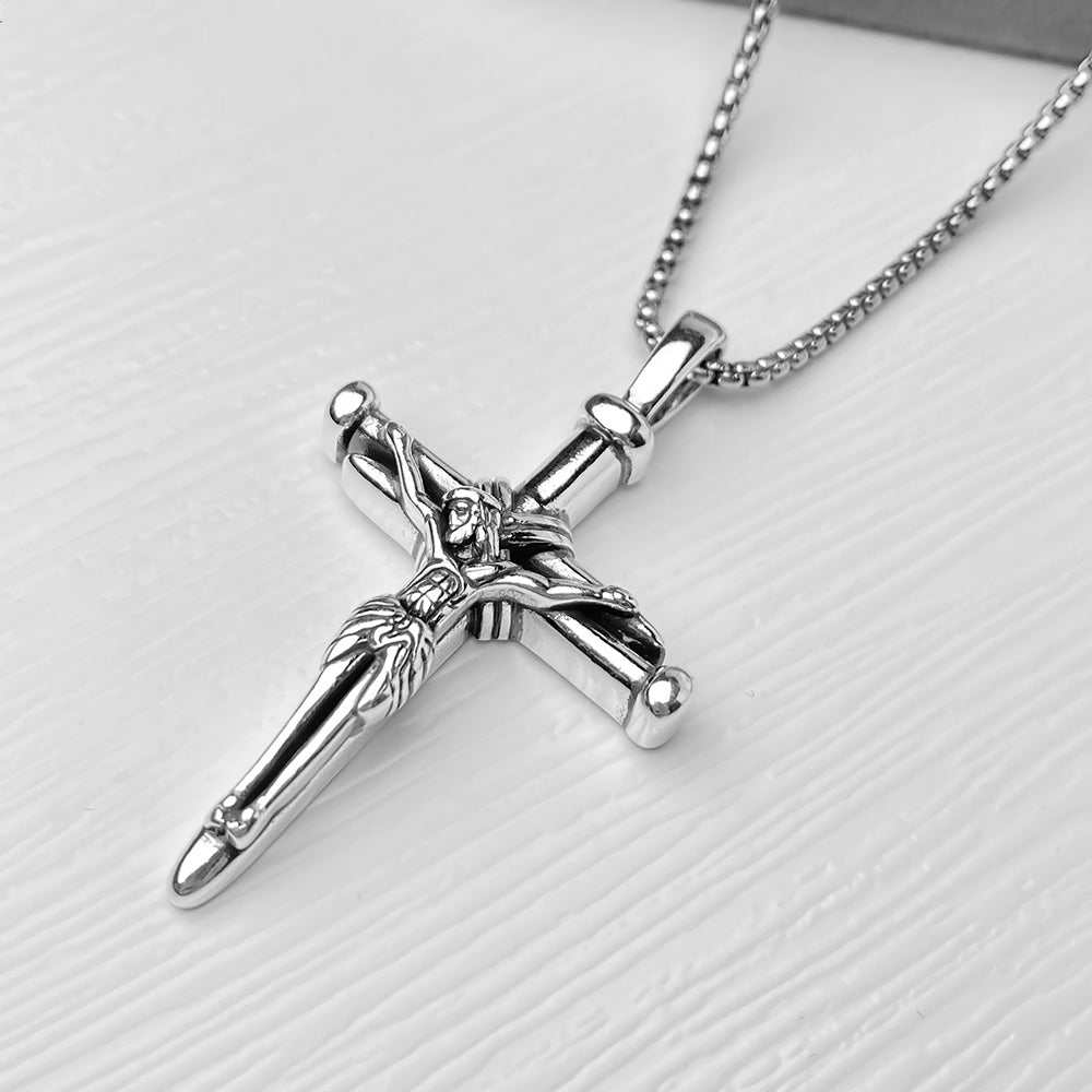 Cross Pendant Necklace, Men Women's Fashion Jewelry, Perfect for Parties & Gifts, Elegant Accessory for Everyday Wear