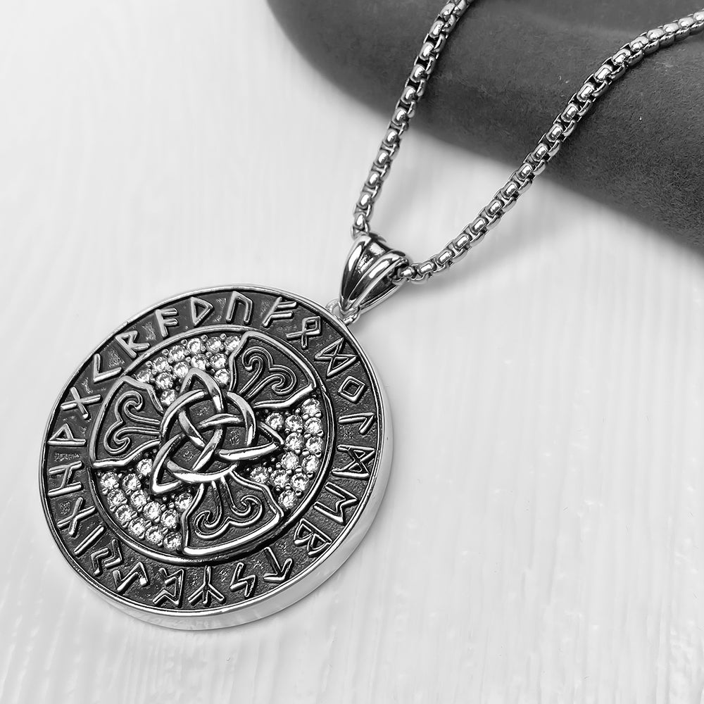 Celtic Pendant Necklace, Men Women's Fashion Jewelry, Perfect for Parties & Gifts, Elegant Accessory for Everyday Wear