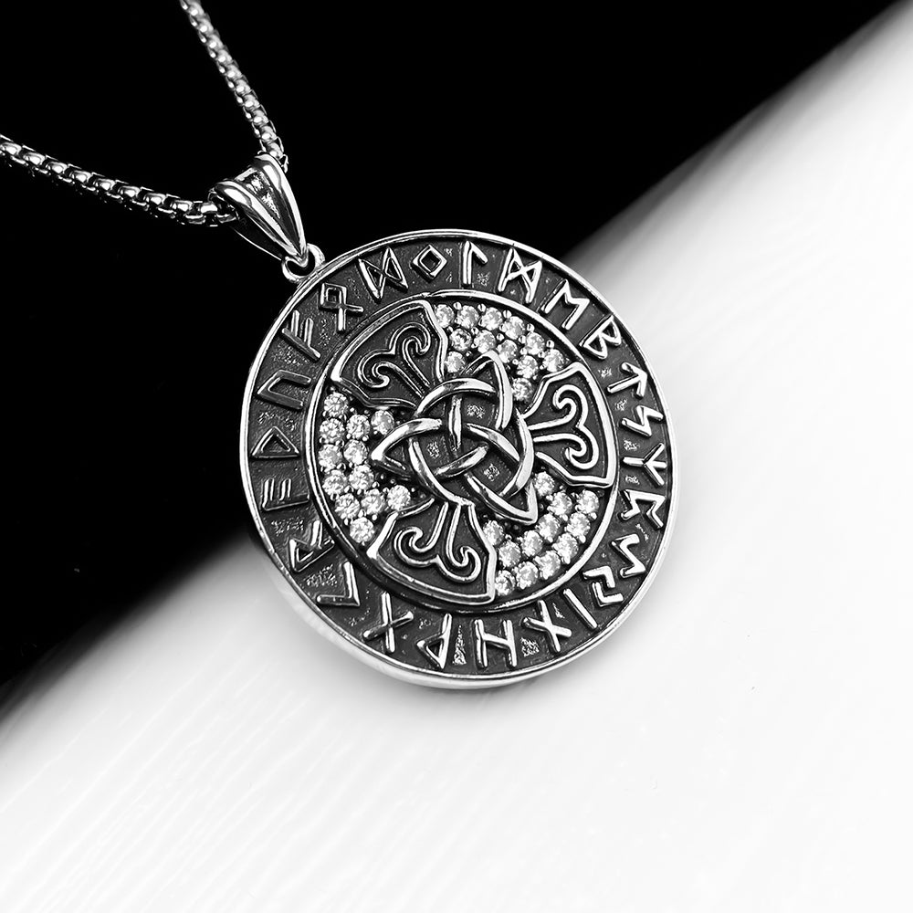 Celtic Pendant Necklace, Men Women's Fashion Jewelry, Perfect for Parties & Gifts, Elegant Accessory for Everyday Wear