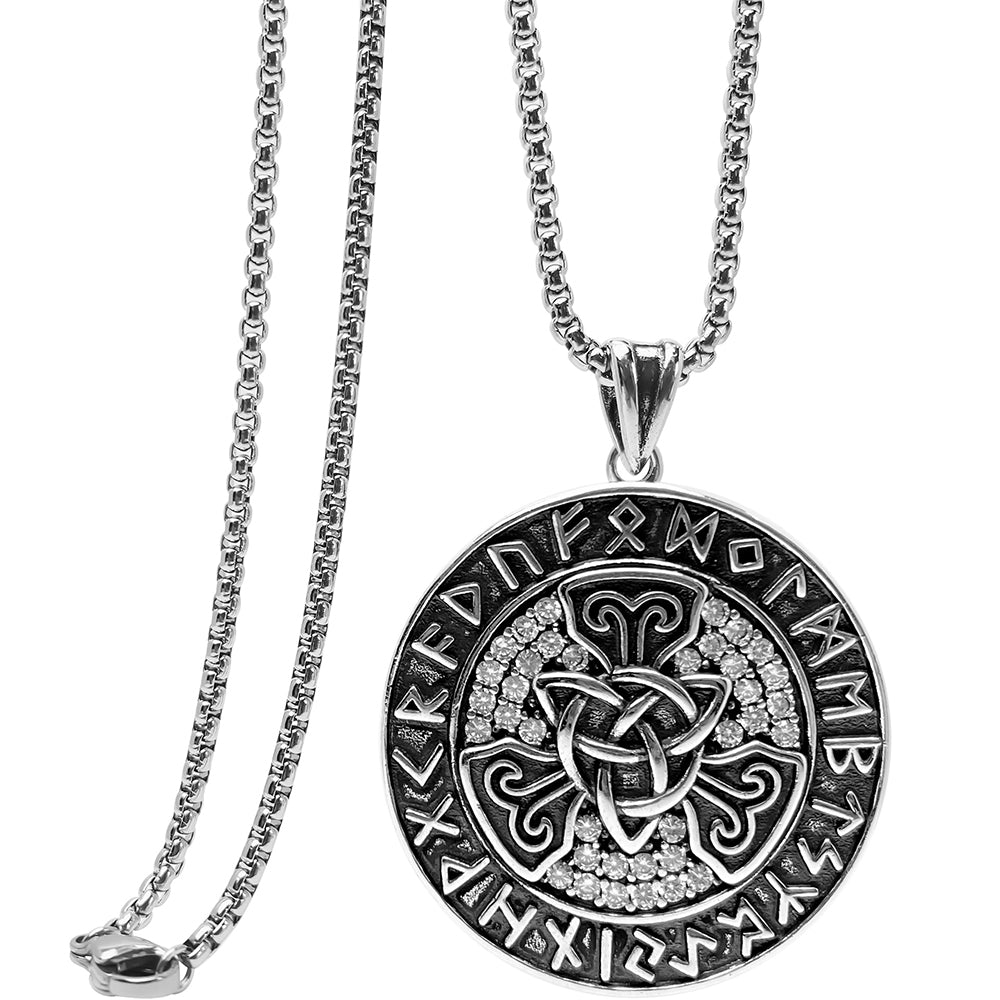 Celtic Pendant Necklace, Men Women's Fashion Jewelry, Perfect for Parties & Gifts, Elegant Accessory for Everyday Wear