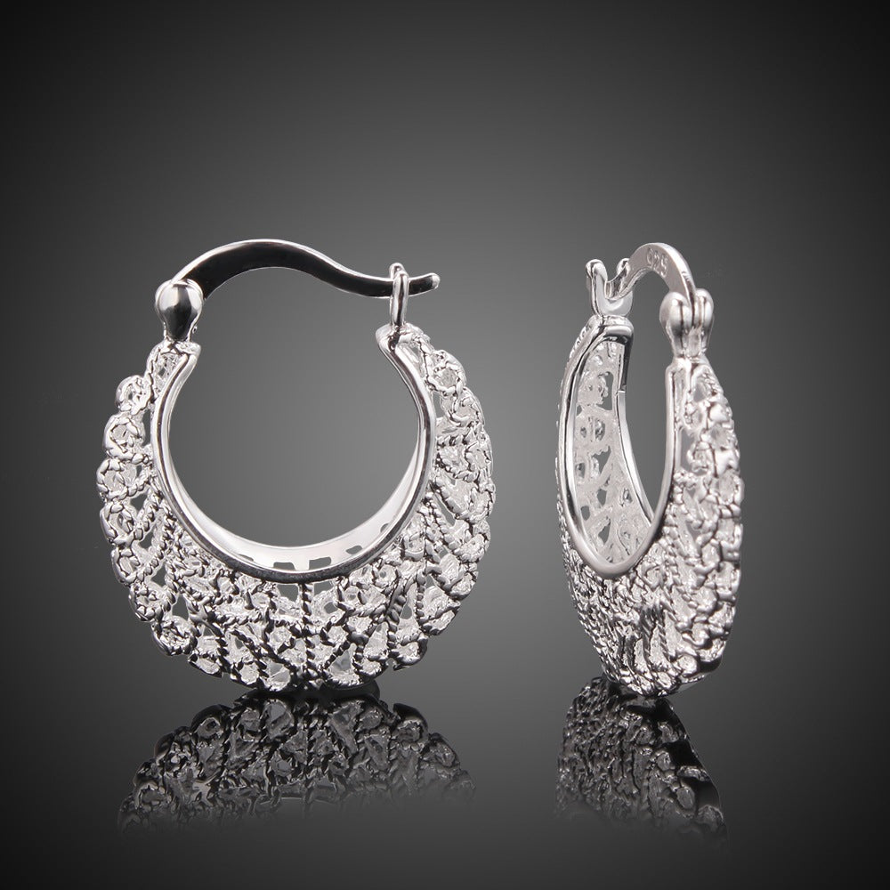 Brass With Plated Fashion Jewelry Earrings