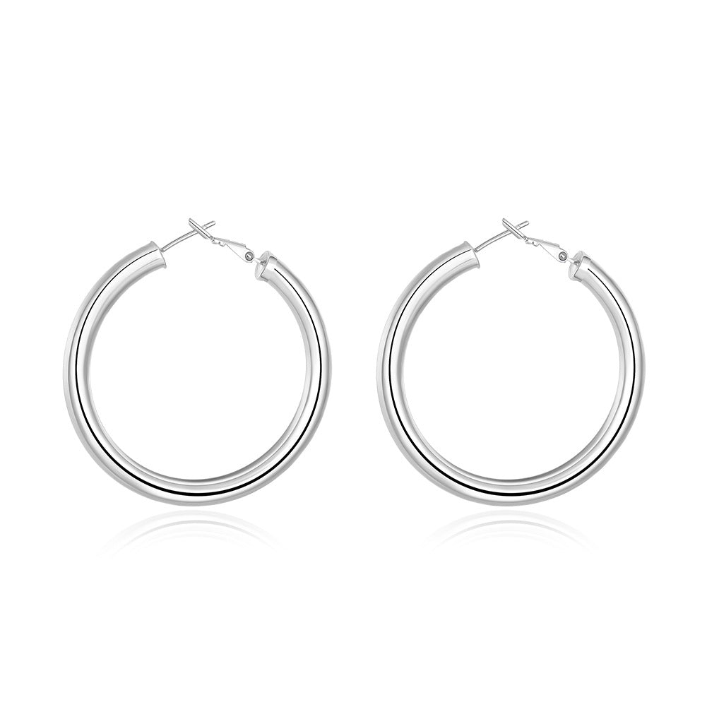 Brass With Plated Fashion Jewelry Earrings