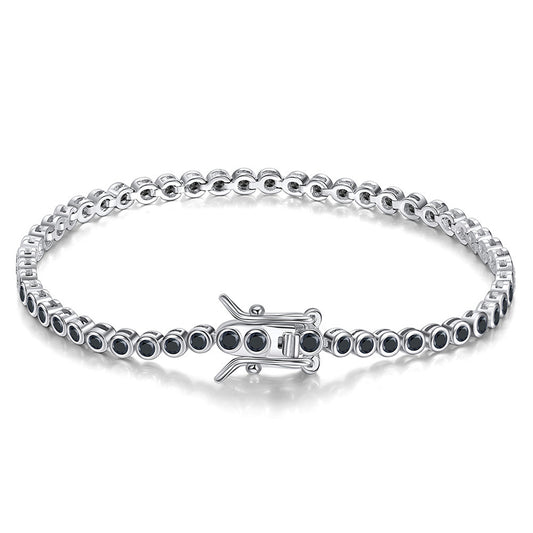 925 Sterling Silver 1.5mm  2mm Tennis Bracelet