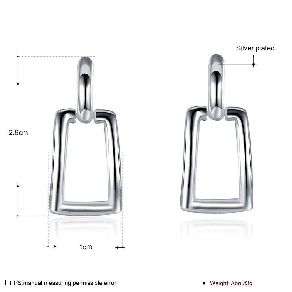 Brass With Plated Fashion Jewelry Earrings