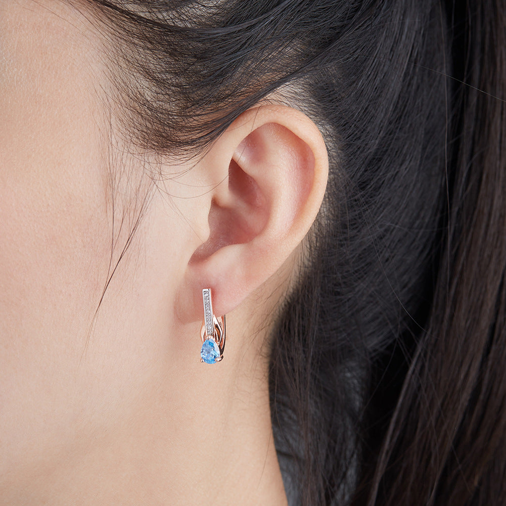 Brass With Plated Fashion Jewelry Earrings