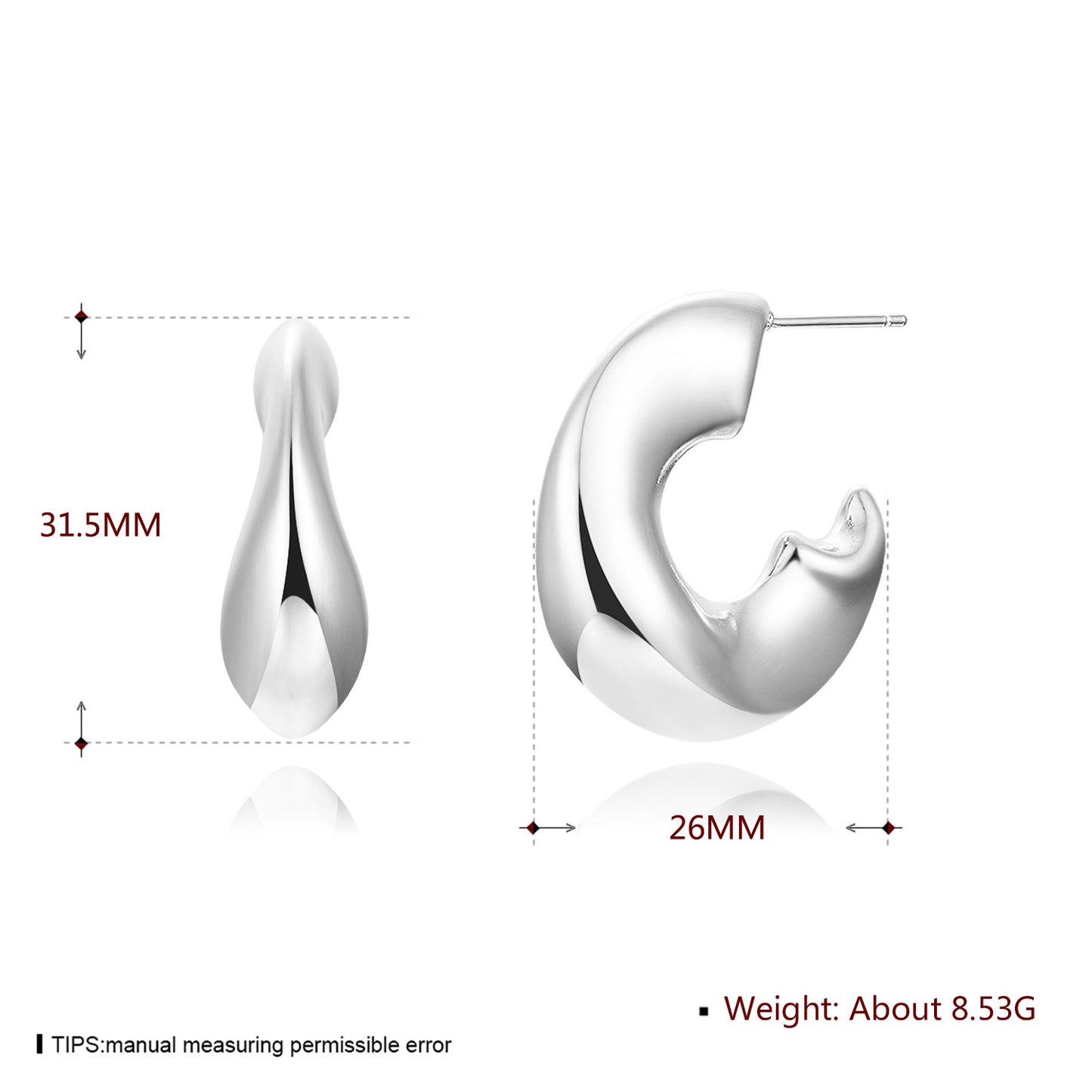 Brass With Plated Fashion Jewelry Earrings