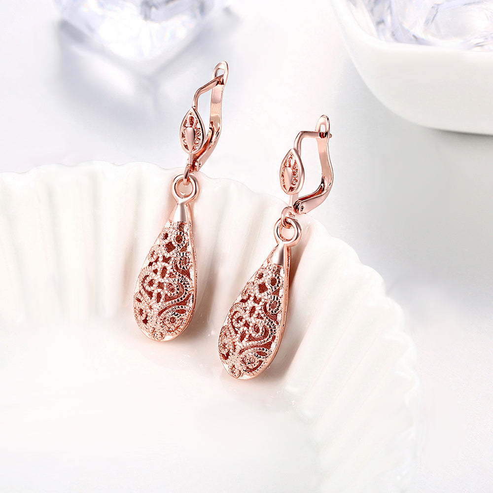 Brass With Plated Fashion Jewelry Earrings