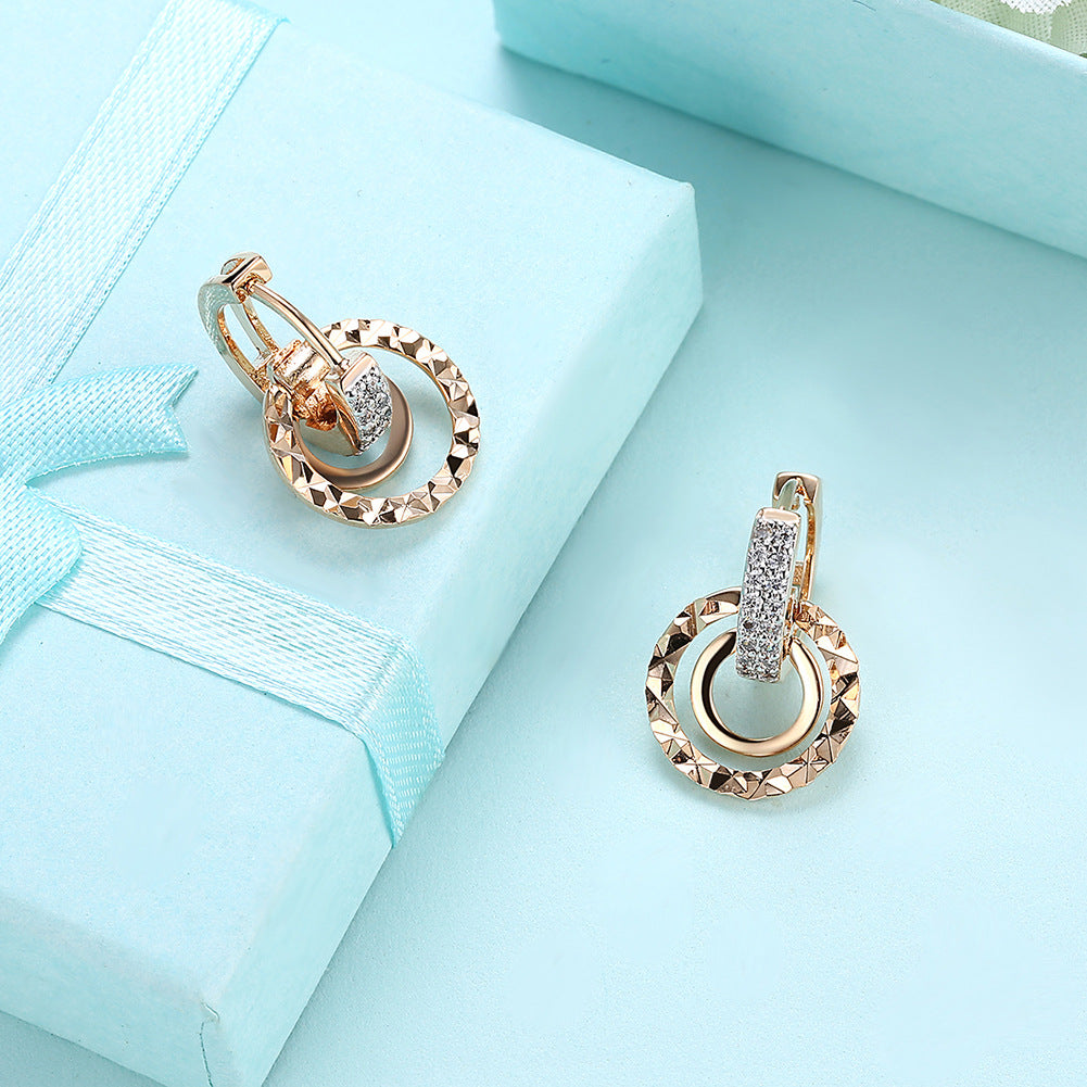 Brass With Plated Fashion Jewelry Earrings