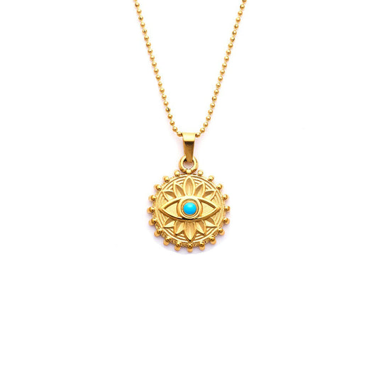Stainless Steel Jewelry Evil Eye Fashion Necklace