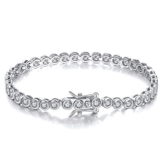 925 Sterling Silver 1.5mm 2mm 3mm Tennis Bracelet