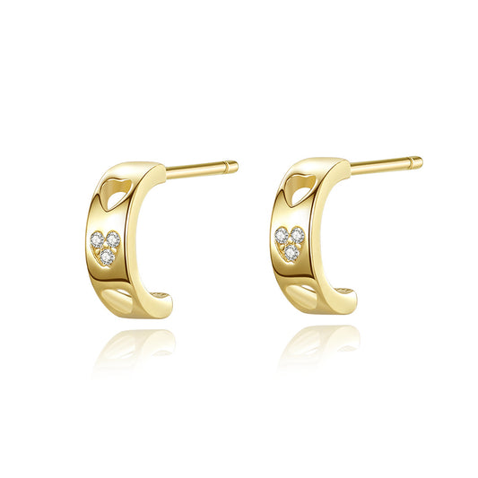 925 Sterling Silver Earrings Fashion Jewelry Gift for Women Girls