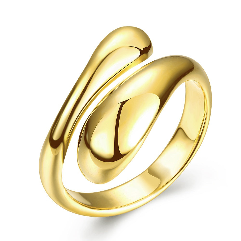 Copper With Plated Fashion Ring
