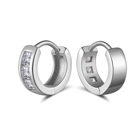 925 Sterling Silver Hoop Earrings