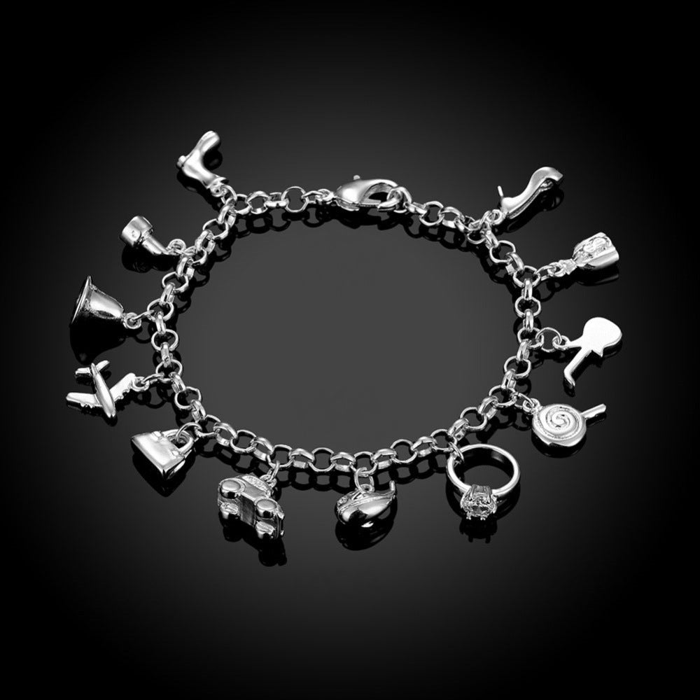 Brass With Plated Fashion Jewelry Bracelet
