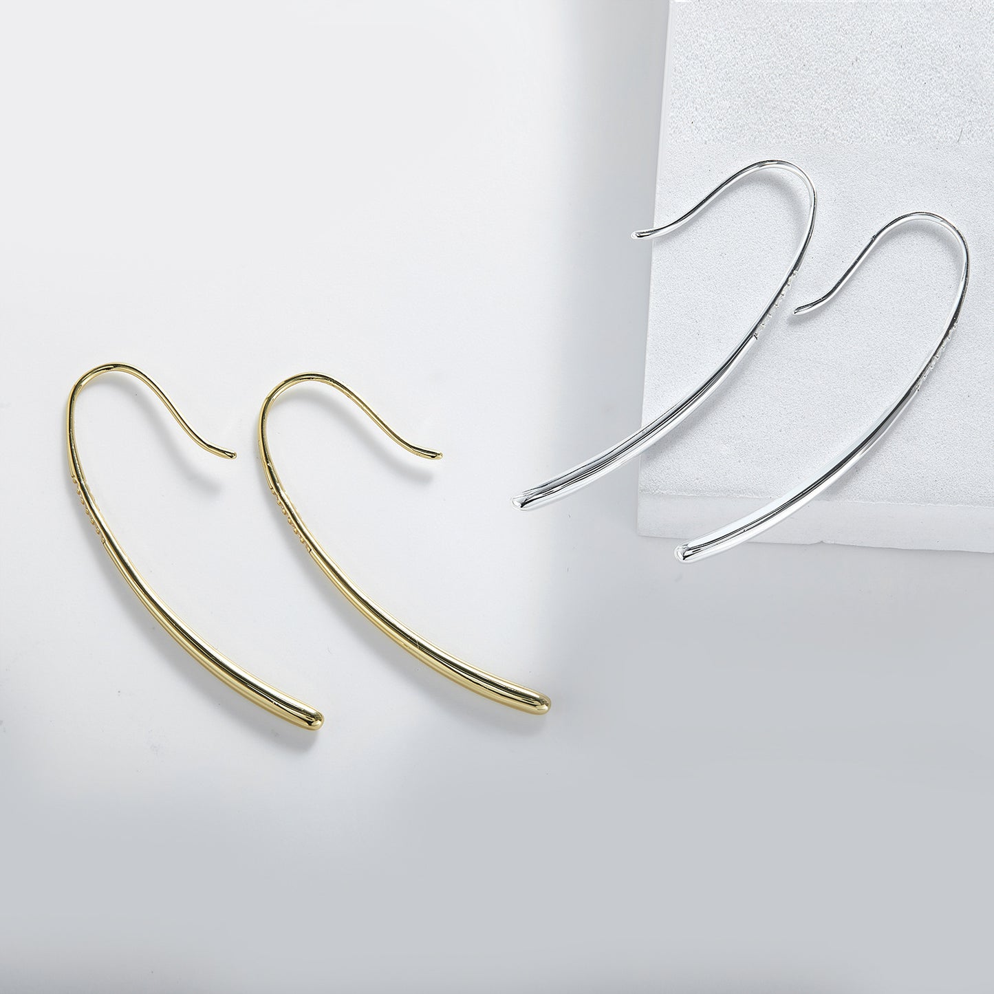 Brass With Plated Fashion Jewelry Earrings