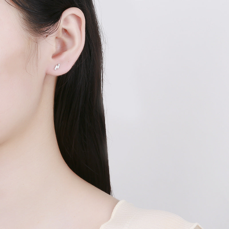 925 Sterling Silver Fashion Screw Back Stud Earrings