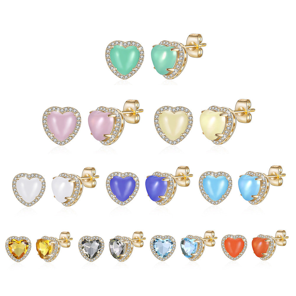 Brass With Plated Fashion Jewelry Earrings