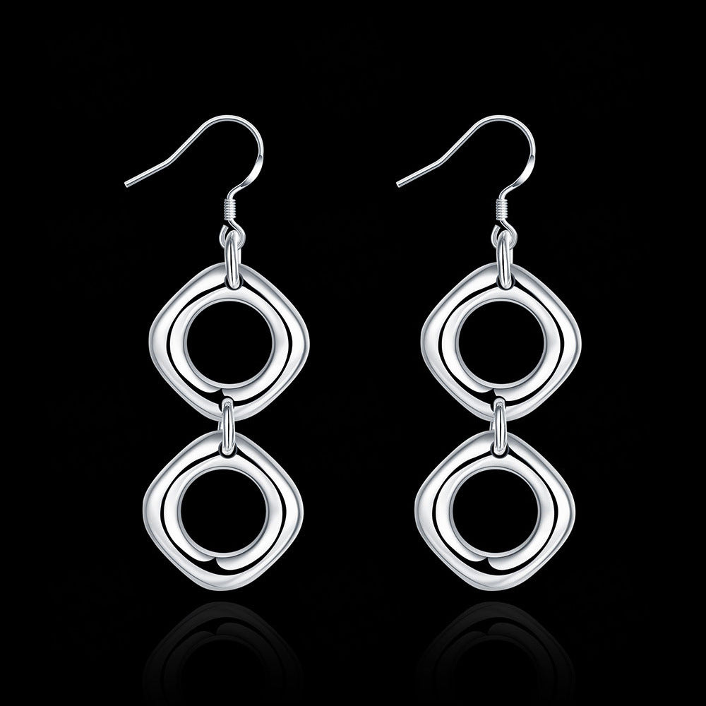 Brass With Plated Fashion Jewelry Earrings