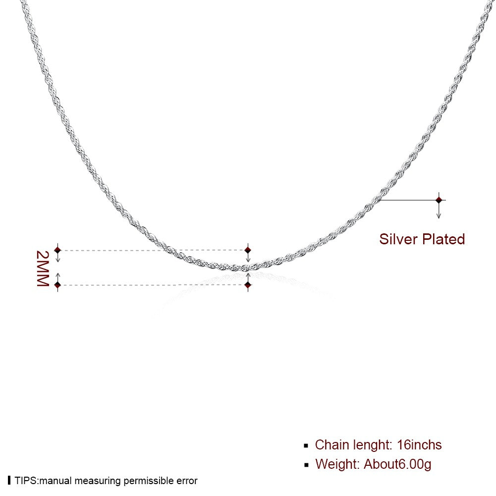 Brass With Plated Fashion Jewelry Necklace
